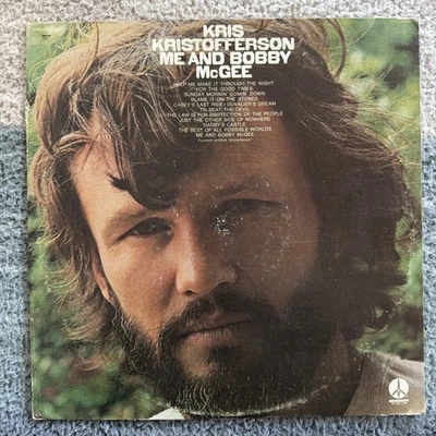 Kris Kristofferson - Me and Bobby McGee LP (Monument Z 30817) Santa Maria  VG+ - Image 1 of 4