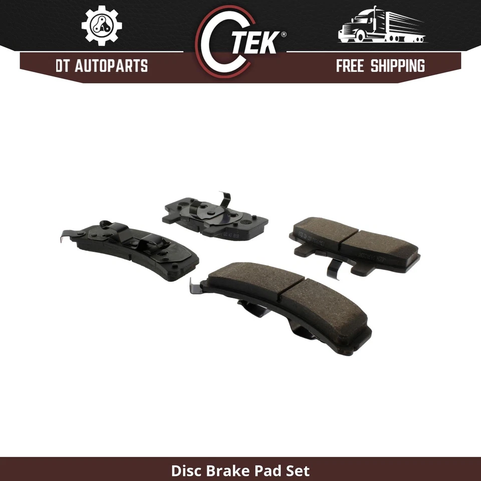 Para GMC K1500 1988-1999 | Pastillas de freno de disco delanteras centradas | Cerámica Foto 1 de 4