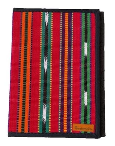 Guatemalan Tapestry Notebooks Red/Orange Multicolor with Removeable Covers - Imagen 1 de 4