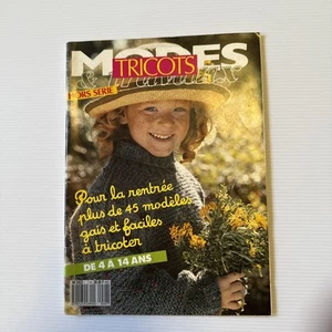 Vintage 1987 Modes et Travaux Hors Serie Tricots (enfants) - Children Magazine - Picture 1 of 7