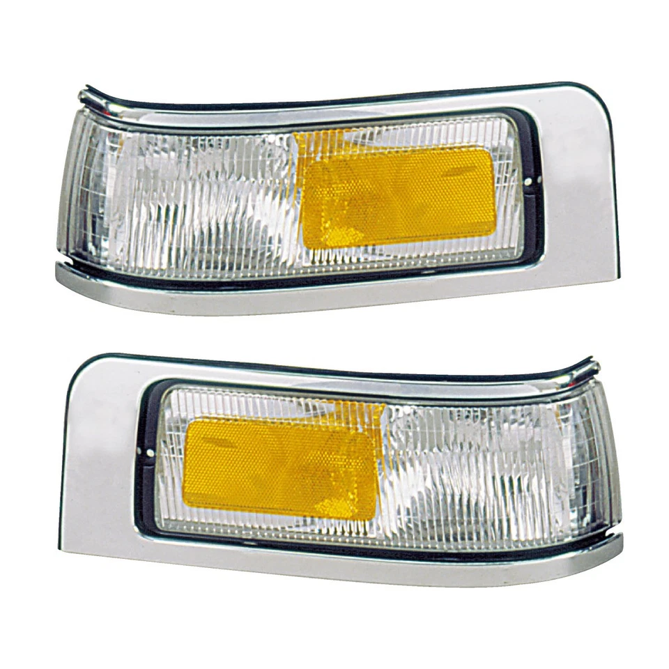 Juego de pares de reflectores de luces de señalización laterales para Ford Town Car 95-97 izquierda y derecha Foto 1 de 1