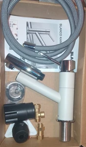 Blanco 527655 KANO-S Küchenarmatur mit Handbrause chrom softweiß Niederdruck - Bild 1 von 2