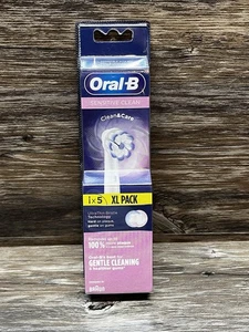 Oral-B Sensitive Clean Replacement Toothbrush Heads XL Pack of 5. Clean & Care - Picture 1 of 3
