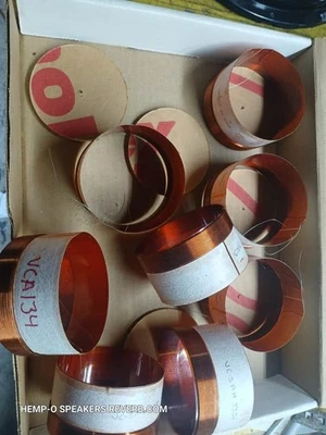 BOBINAS DE VOZ VCA 134 VC3351 3" 4 CAPAS 8 OHM RECONE CERWIN VEGA JBL MUCHOS OTROS Foto 1 de 2
