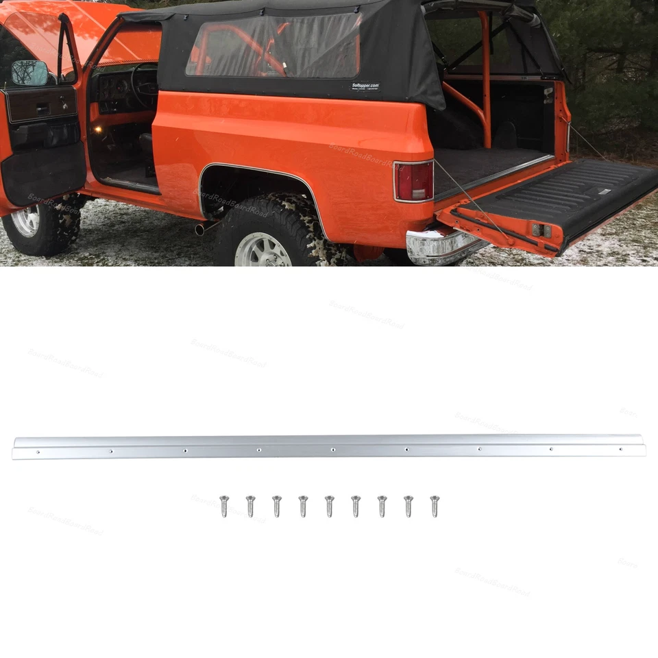 Sill Plate Pad Guard Protector Rear Door Fit For 73-91 Chevy K5 Blazer GMC Jimmy Foto 1 de 4