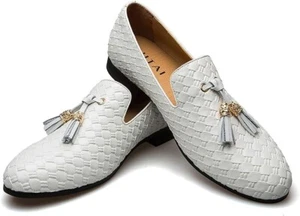Vintage Samt Stickerei edler Halbschuh Schuhe Slipper Halbschuh Rauchen Slippe 10,5 - Bild 1 von 17
