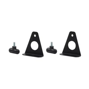 Equinox LED Batten Brackets (Pair) with M6 Hand Knobs Feet for LED BAR - Picture 1 of 2