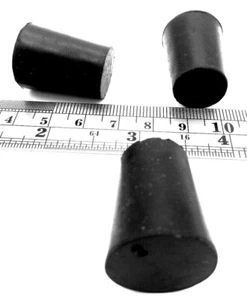Rubber Stopper - Tapered Hole Plug - Plugs 17mm To 19mm Holes - Free Shipping! - Picture 1 of 12