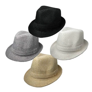 Mens High Quality Crosshatch Style Trilby Hat UK Seller 38853-5 - Picture 1 of 5