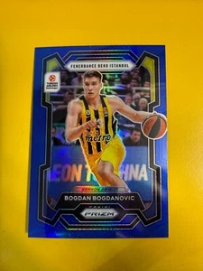 BRS27741 2023-24 Turkish Airlines EuroLeague Prizms Blue Bogdan Bogdanovic /199 - Picture 1 of 2