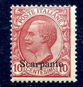 Solomon Islands Egeo Karpathos 1912 - Cent 10 Neu MNH - Bild 1 von 1