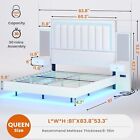 Queen Size Floating Bed Frame with 53