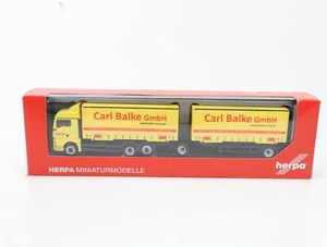 Herpa H0 310222 modellino auto camion MAN TGX XLX "Carl Balke GmbH" 1:87 - Foto 1 di 2