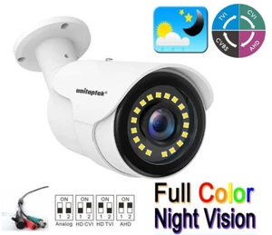 Analog CCTV Camera HD 5MP 2MP 4-in-1 (TVI/AHD/CVI/CVBS) Security Bullet Camera - Picture 1 of 6