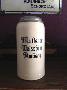 Seminar Malteser Weissbier Brauerei Amberg Villeroy und Boch Mettlach Bier Krug