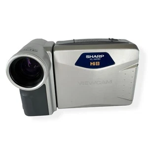 Sharp Viewcam VL-AH151U Hi8 Camcorder Silver 400X Digital Zoom 3" LCD Display - Picture 1 of 9