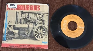 1973 Elvis Presley Steamroller Blues 45rpm Record With Picture Sleeve 74-0910 - Imagen 1 de 2