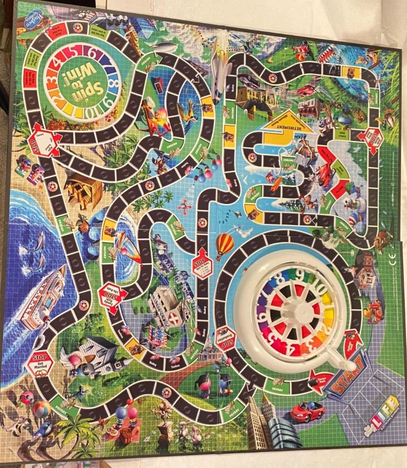 The Game Of Life peça de reposição bancária eletrônica - tabuleiro de jogo e giratório - Imagem 1 de 1