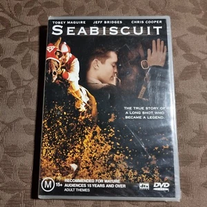 Seabiscuit DVD, 2003, PAL Region 4, Tobey Maguire, Brand New & Sealed - Picture 1 of 2