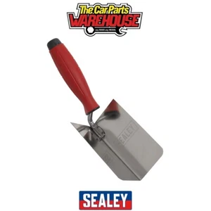 Sealey T1802 Stainless Steel Internal Corner Trowel with Rubber Handle 12 - Picture 1 of 5