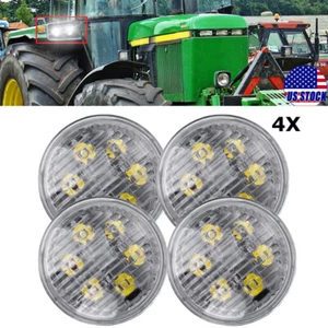4PCS 4.5" Round LED Fender Work Light For John Deere 4040 4240 4440 4640 4840 US - Picture 1 of 10