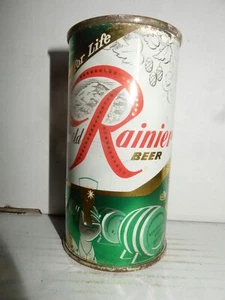 Lata de cerveza RAINIER Beer Jubilee Series tapa plana 11 fl. oz. Todo Original 02 - Imagen 1 de 7