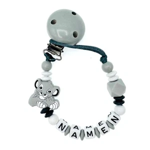 Naszyjnik do smoczka z pożądanym imieniem ❤️ LEW ❤️ w różnych kolorach ❤️ Unisex ❤️ - Zdjęcie 1 z 12