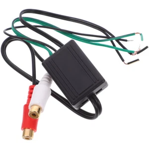 Horn Cable Adapter Rca Subwoofer Speaker Wire to Line Output Converter - Picture 1 of 12