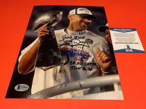 Foto firmada automática de Tony Dungy Colts Super Bowl HOF 8x10 Beckett BAJO CERTIFICADO DE AUTENTICIDAD - Imagen 1 de 2