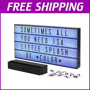 Personalized 24" x 12" LED Light Box with 160 Letters for Memorable Displays - Picture 1 of 10