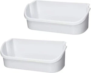 (2 pack) White Gallon Door Bin For Frigidaire Refrigerator AP2116036 - Picture 1 of 7