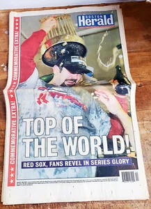 Rare Boston Herald Commemorative Extra Red Sox Break Curse 28.10.2004 - Bild 1 von 8