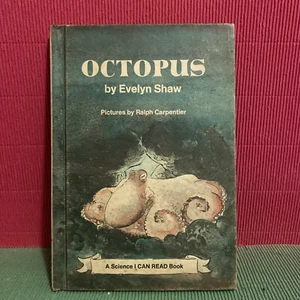 Octopus Hardcover Evelyn S. Shaw Harper & Row 1971 - Picture 1 of 10