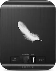 Food Scale Digital Kitchen Scales with Built-in Coin Battery Weight Ounces Grams - Picture 1 of 7
