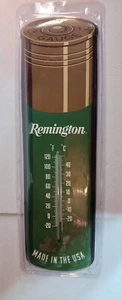 Remington großes Metall Werbung Thermometer 27" x 8,5" neu hervorragender Zustand funktioniert einwandfrei - Bild 1 von 10