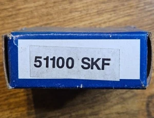 51100 SKF Axial Thrust Ball Bearing 10x24x9 mm NEW OLD STOCK  - Picture 1 of 3