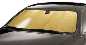 GOLD Custom Fit Sun Shade for MB Sprinter - Windshield Heat SunScreen Shield - Picture 1 of 11