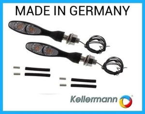 Paio Kellermann Indicatori LED Nero Micro 1000 Estremo 160.200 Vetro Chiaro - Foto 1 di 1