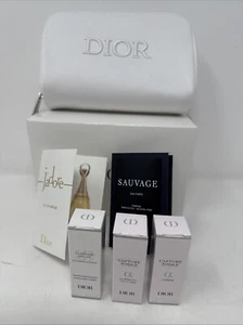 Dior Gift Set : Sauvage, Jadore (1 Ml. Ea.) Cleanser,Serum, Eye Cream ,Pouch M23 - Picture 1 of 7