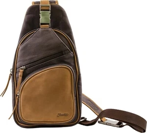 Passatore pipe & cigar body bag canvas light brown/dark grey - Picture 1 of 6