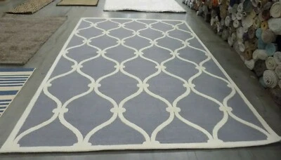 Tapete manchado cinza escuro/marfim 9' x 12', preço reduzido 1172593791 CAM710D-9 - Imagem 1 de 4