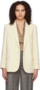 NEW Theory Off-White Relaxed Blazer size M/L #C4094 - Picture 1 of 11