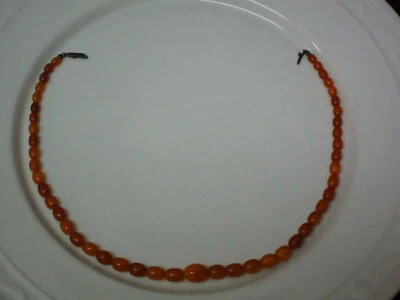 BERNSTEIN KETTE AMBER BUTTERSCOTCH 41 CM - Bild 1 von 3