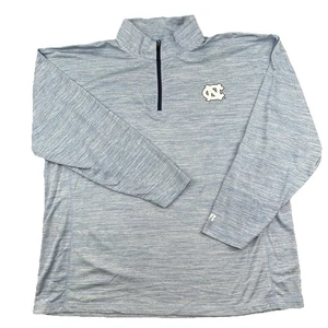 NEW UNC Tar Heels Russell Quarter Zip Athletic Mens Pullover | Size 2XL (50-52) - Picture 1 of 8