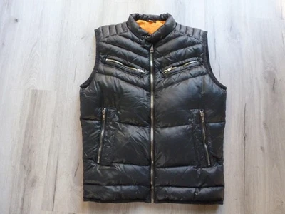 Chaleco Diesel Puffer Mujer L Negro Plumón Capucha Moto LEER DESCRIPCIÓN* Foto 1 de 4