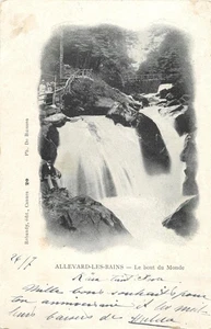 Postal Allevard Les Bains Le bout du Monde 1900 - Imagen 1 de 2