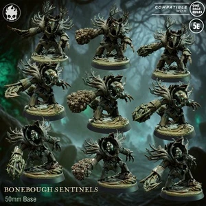 Bonebough Sentinels (One Model)| Fleshcraft | RPG D&D 3D Printed Miniature - Picture 1 of 1