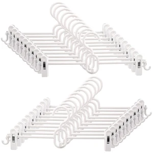 20 Stück Windelhosen Rockbügel mit Clips und Stapel- und Trägerhaken,... - Bild 1 von 6