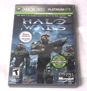 Microsoft Xbox 360 Halo Wars Platinum Hits Video Game - No Instruction Manual - Picture 1 of 14