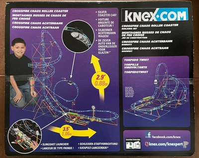 Juego de construcción de montaña rusa K'Nex Crossfire Chaos lanzamiento de honda TOTALMENTE NUEVO Foto 1 de 4